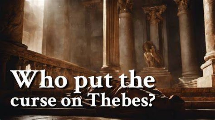 Who put the curse on Thebes