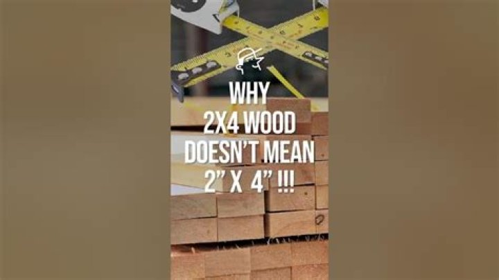 Why are 2x4s not actually 2×4