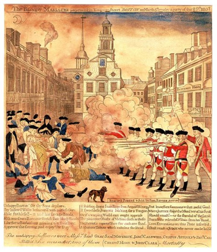 Why did Paul Revere draw the bloody massacre