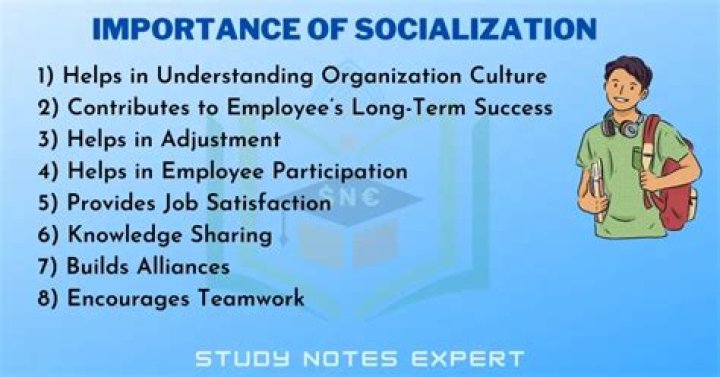 Why is socialization important in the workplace